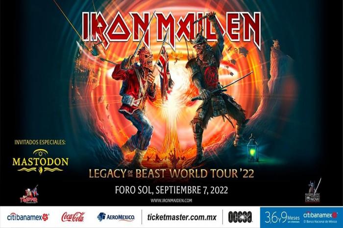 Iron Maiden en CDMX regresa la bestia 