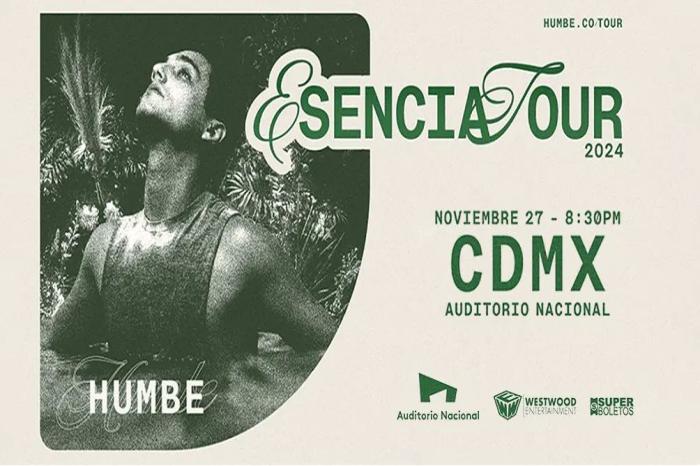 Humbe en el auditorio Nacional este 27 de Noviembre 