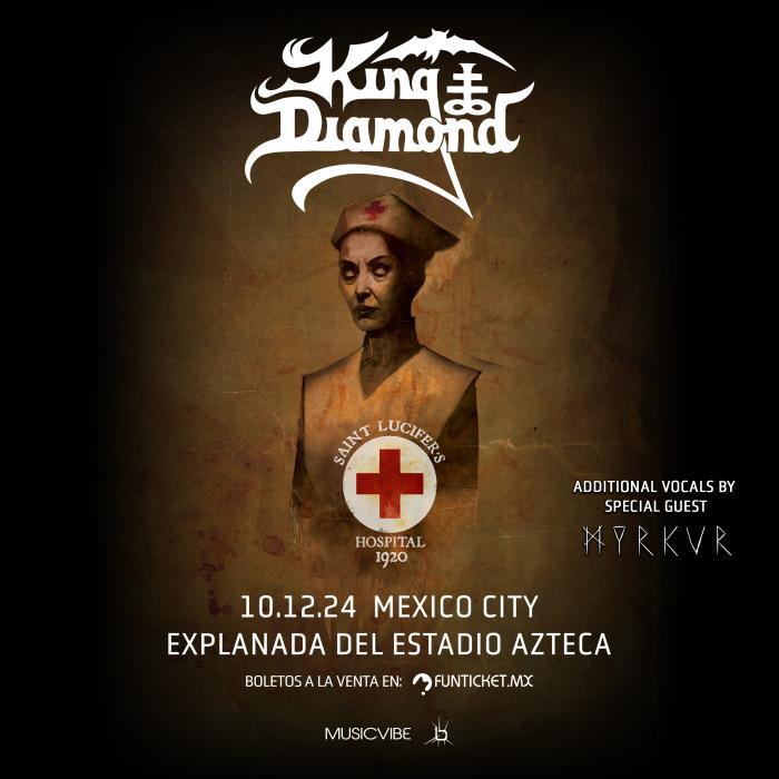 KING DIAMOND - 10 DICIEMBRE - EXPLANADA AZTECA, CDMX